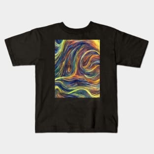 Spiral Galaxy Kids T-Shirt